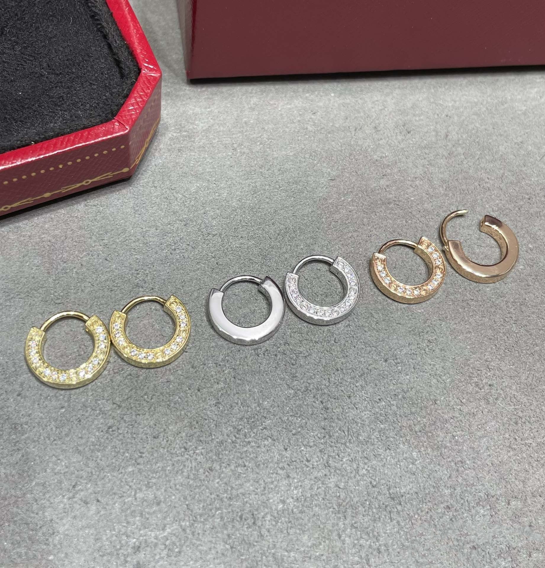 CARTIER LOVE DIAMOND EARRINGS