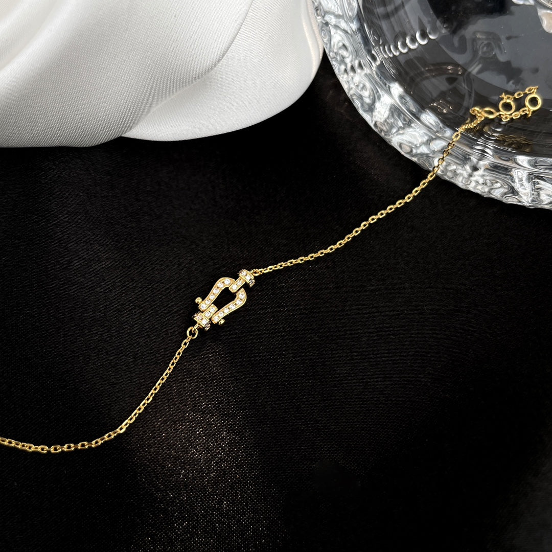 FRED FORCE 10 FULL DIAMOND BUCKLE CHAIN LINK MINI MODEL