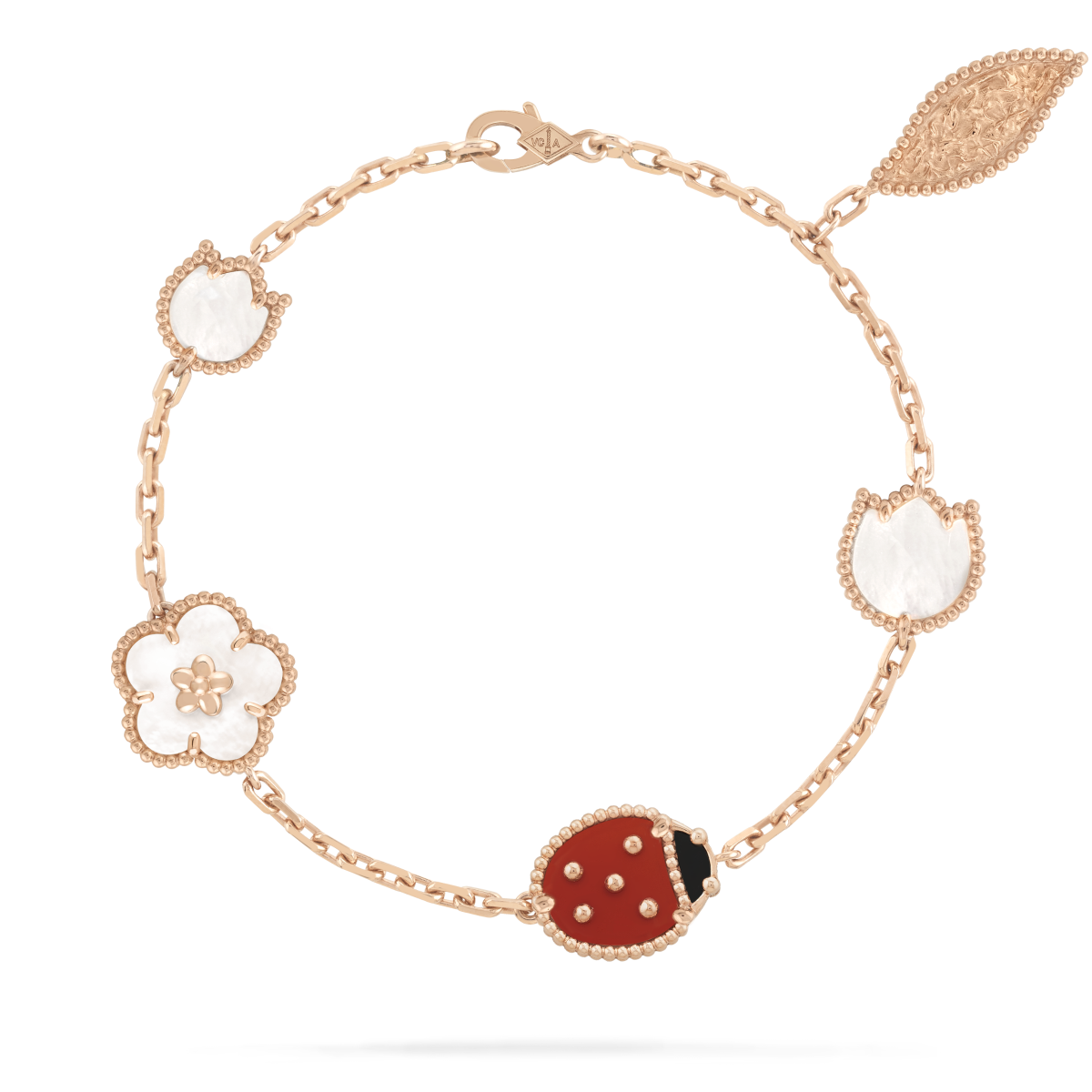 VCA LUCKY SPRING 5 MOTIF BRACELET